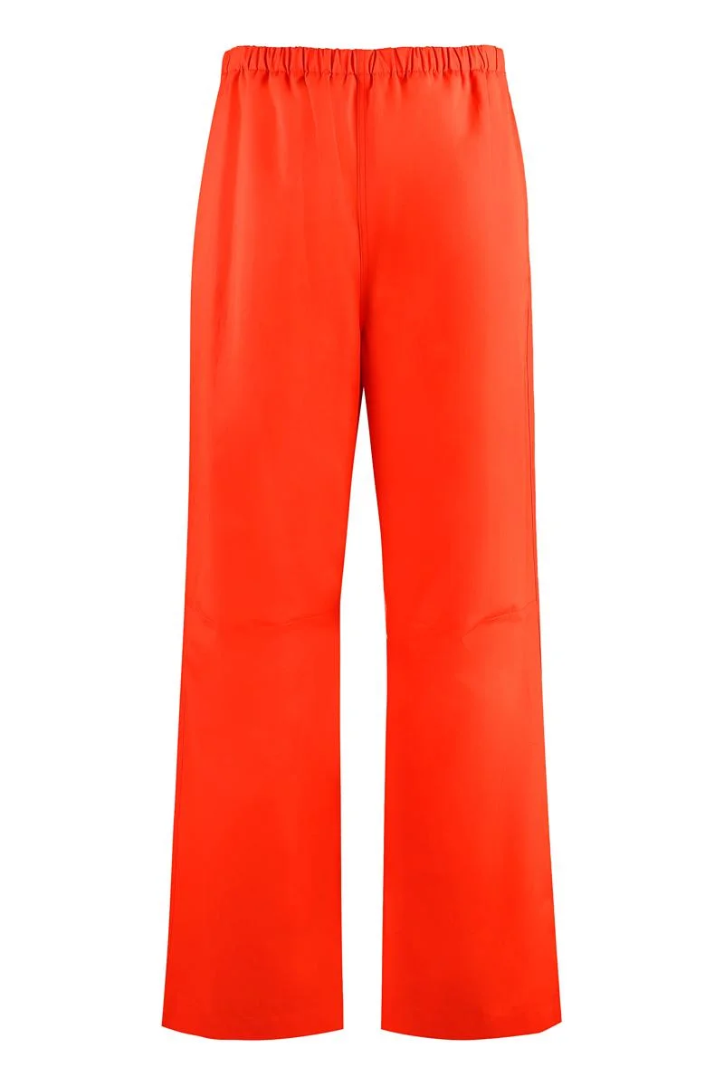 GUCCI SKATER POPLIN COTTON TROUSERS - 1