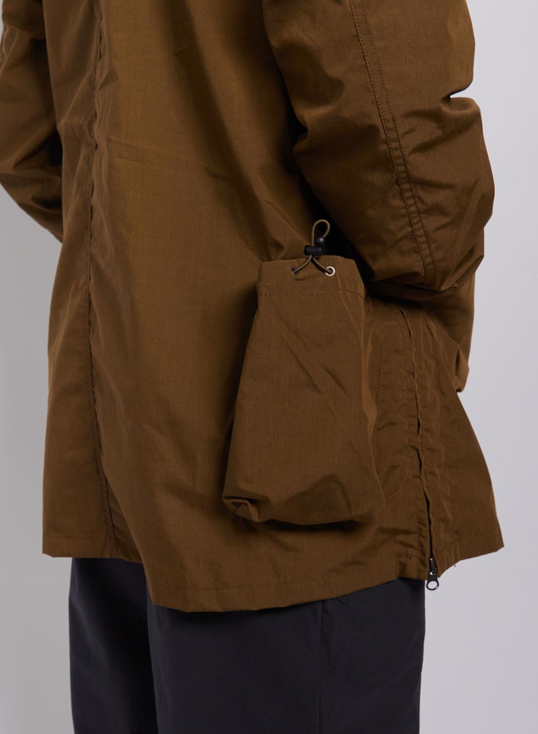 Nanga Takibi Field Anorak Parka in Coyote - 4