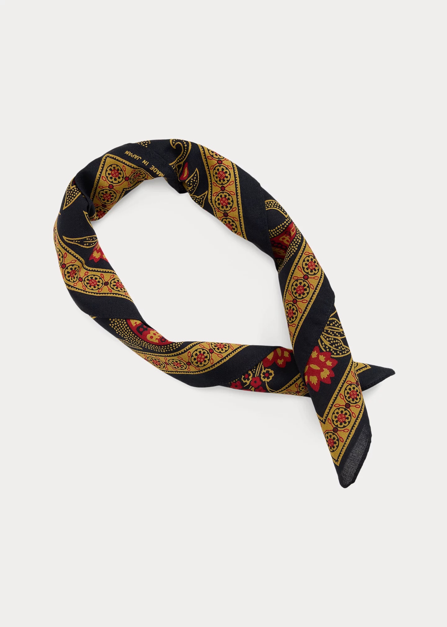 Motorcyclist-Print Cotton Bandanna - 2
