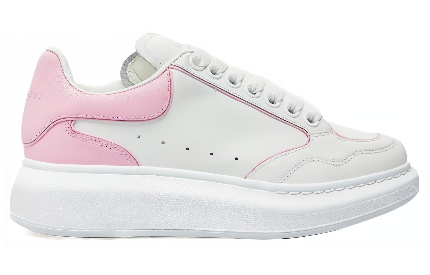 (WMNS) Alexander McQueen Sprint Runner Sneakers 'Pink White' 781472WHJE58748 - 2
