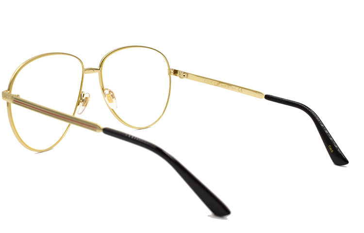 Gucci Gold Color Glasses Lens aviator Sunglasses GG0138S-003 - 3