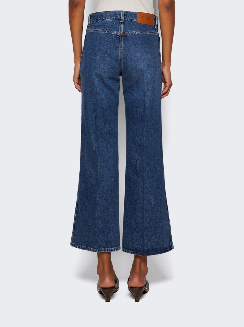 Cropped Bootcut Jeans Ashes Blue - 5