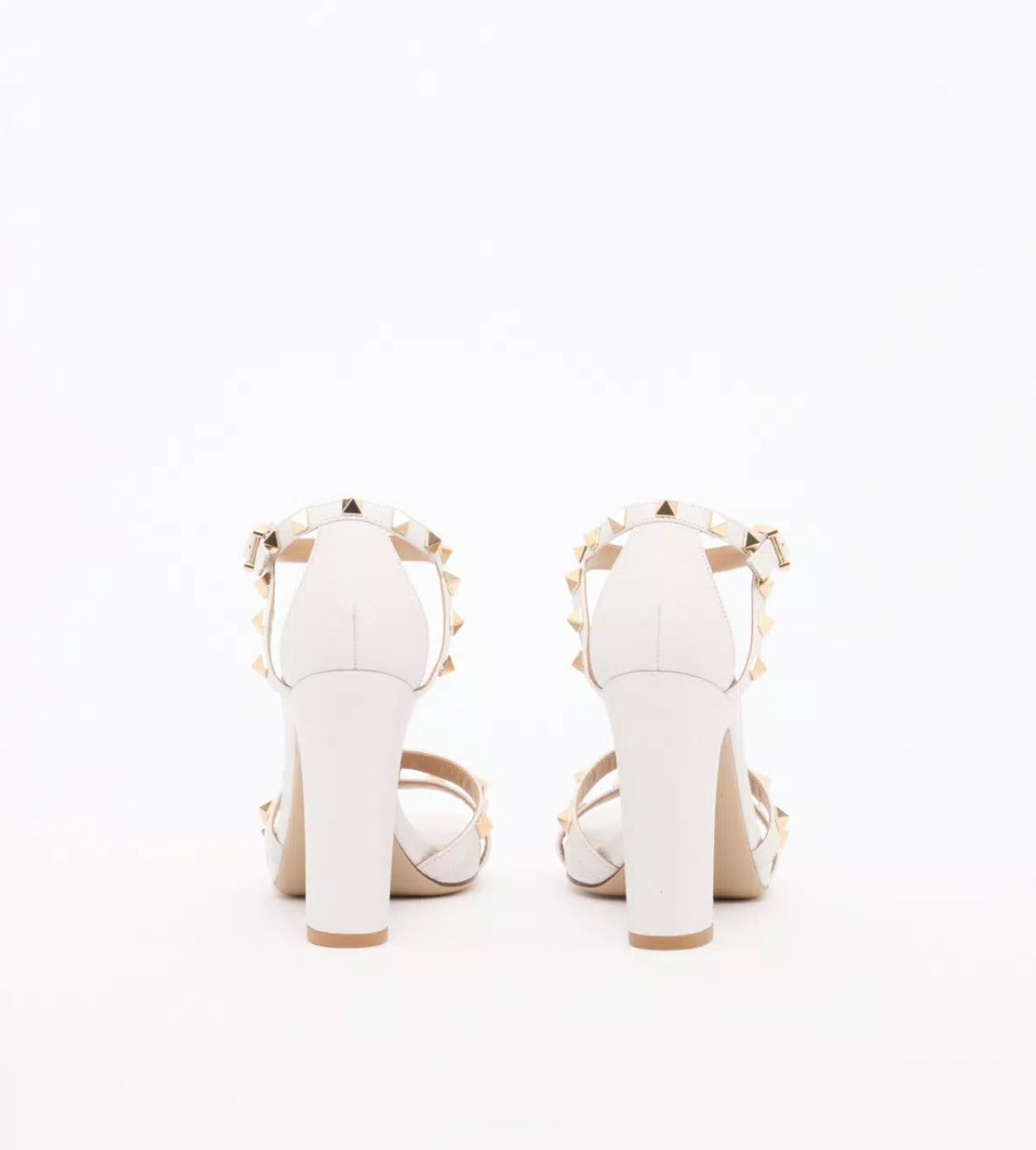 Valentino Rockstud Elk Print 100mm Sandals - 3