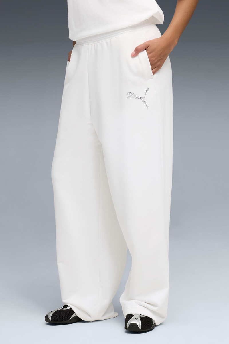 PUMA Essentials Graphics Bedazzled Women's Slouchy Pants outlook