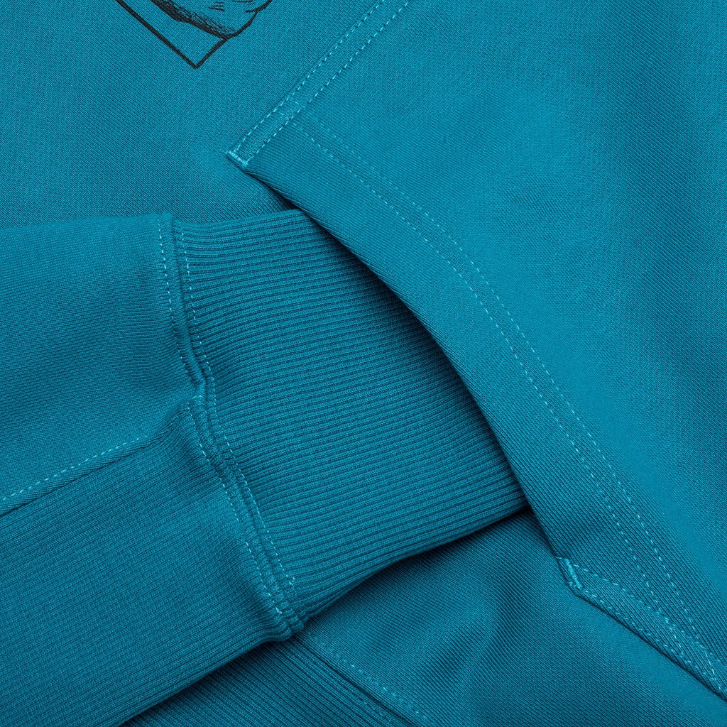 SCRIBBLE LOGO HOODIE - RIVER - 6
