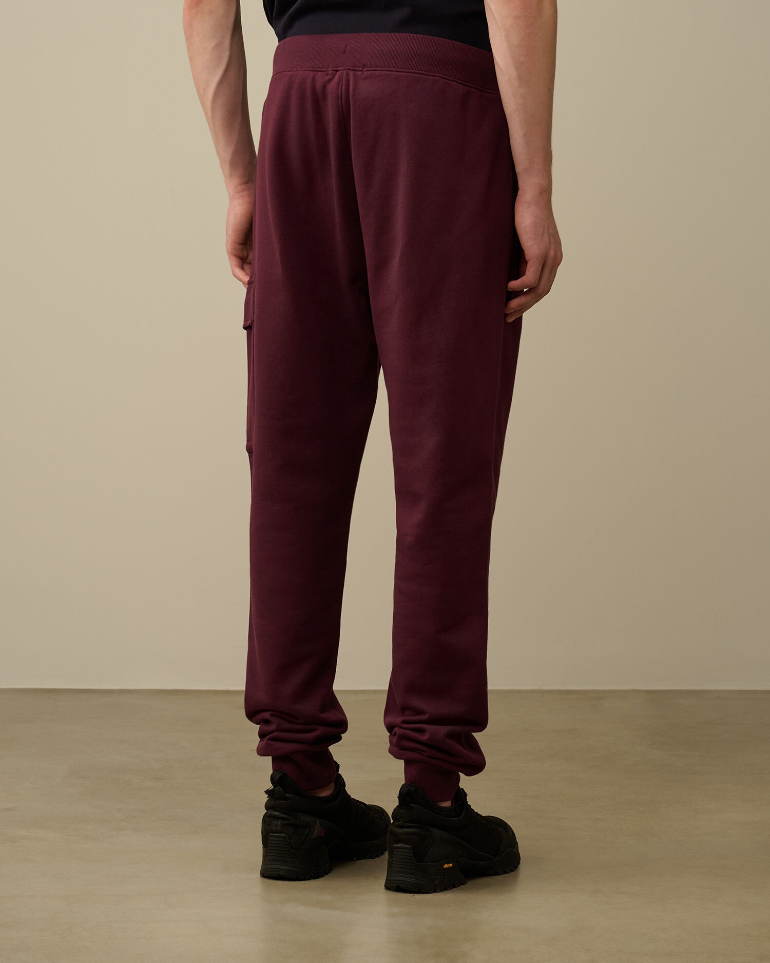 Diagonal Raised Fleece Cargo Sweatpants - 3