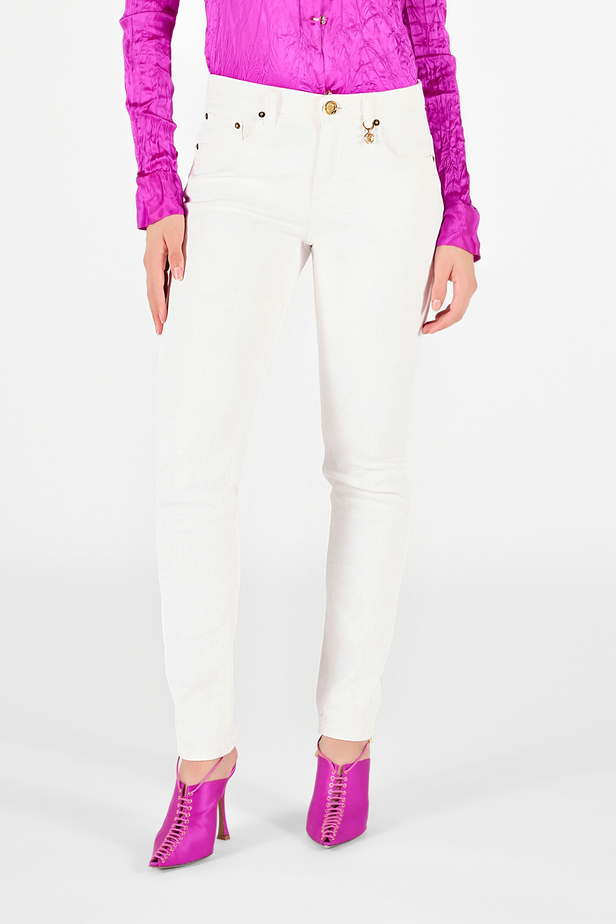 Slim Fit Denim Trousers - 3