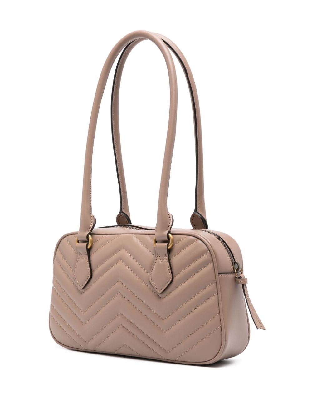 Gg marmont leather shoulder bag - 5