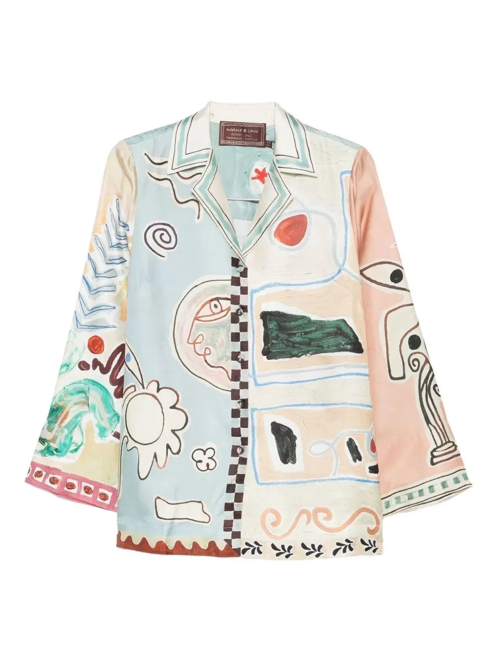 `Michelle` Silk Shirt - 1