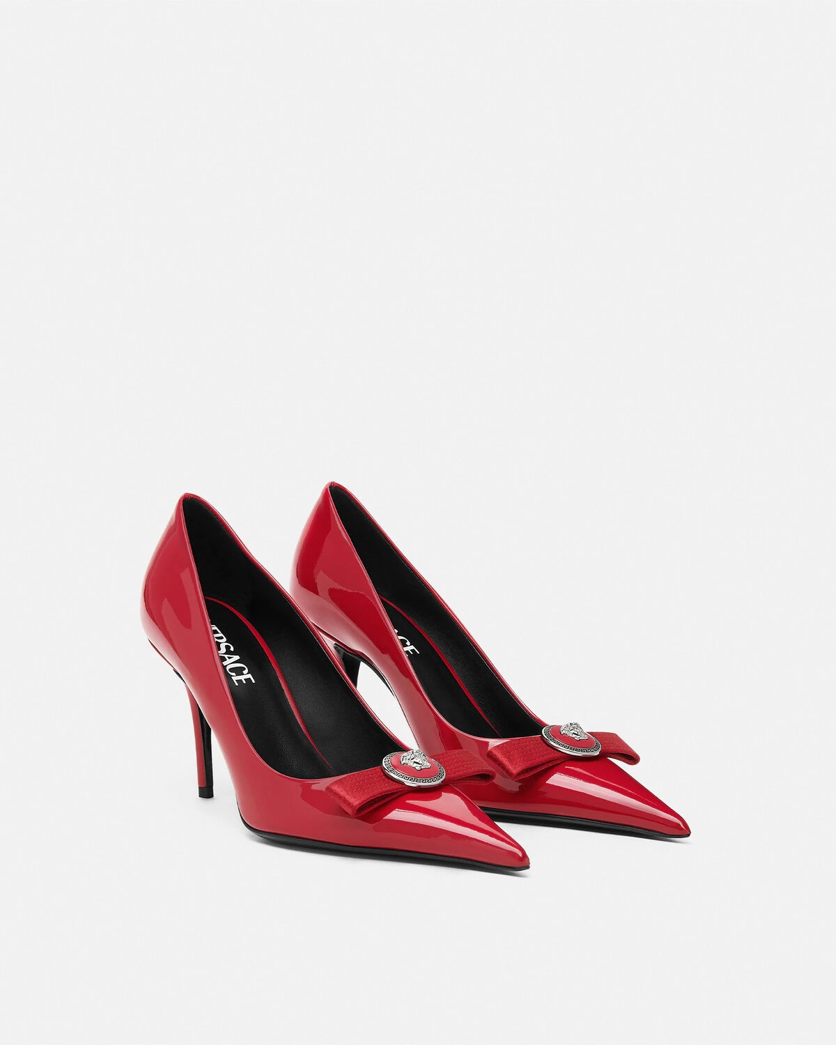 Gianni Ribbon Patent Pumps 85 mm - 2