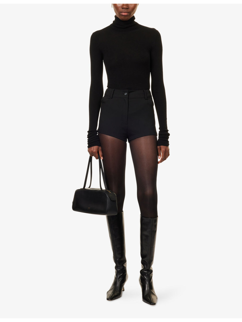 The Frankie Shop Utica Turtleneck Wool And Silk Jumper outlook