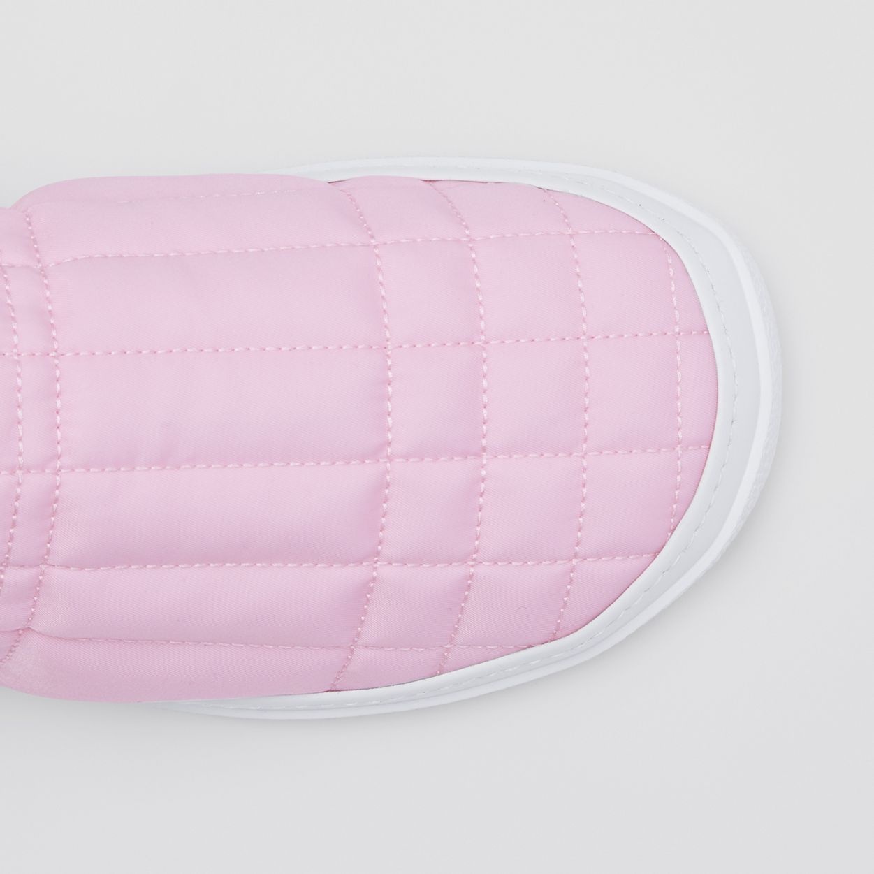 Logo Detail Quilted Nylon Slippers - 3