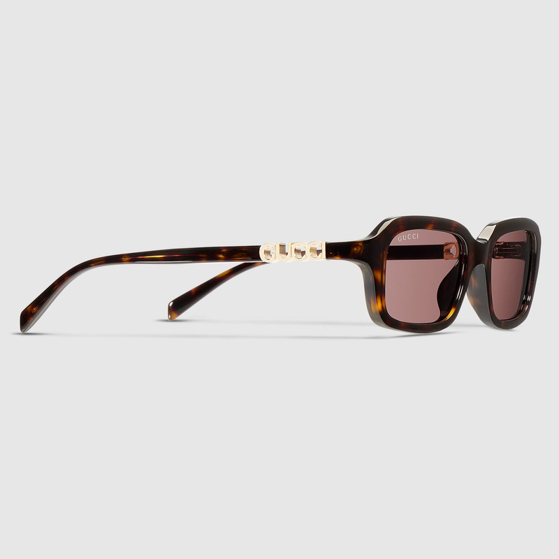 GUCCI Rectangular frame sunglasses outlook