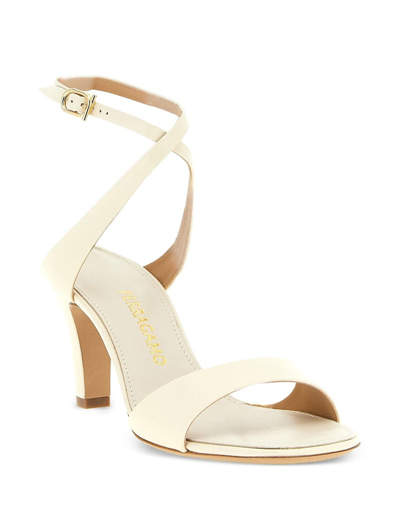 FERRAGAMO square-toe ankle-strap sandals outlook