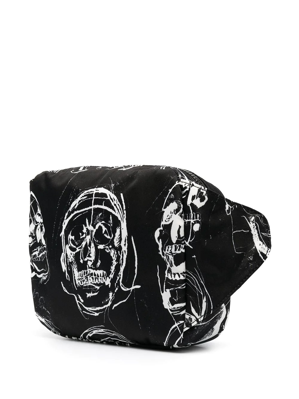 skull-print belt bag - 3