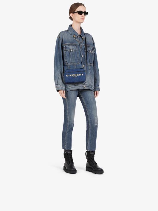 GIVENCHY BOND CAMERA BAG IN DENIM - 2