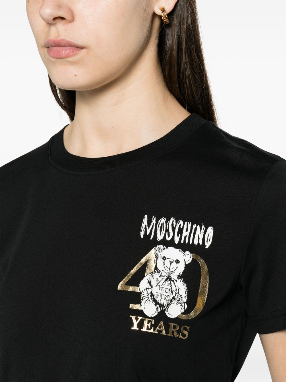 Teddy Bear-print cotton T-shirt - 5