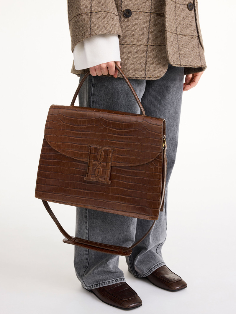 BY MALENE BIRGER Ronlas leather shoulder bag outlook