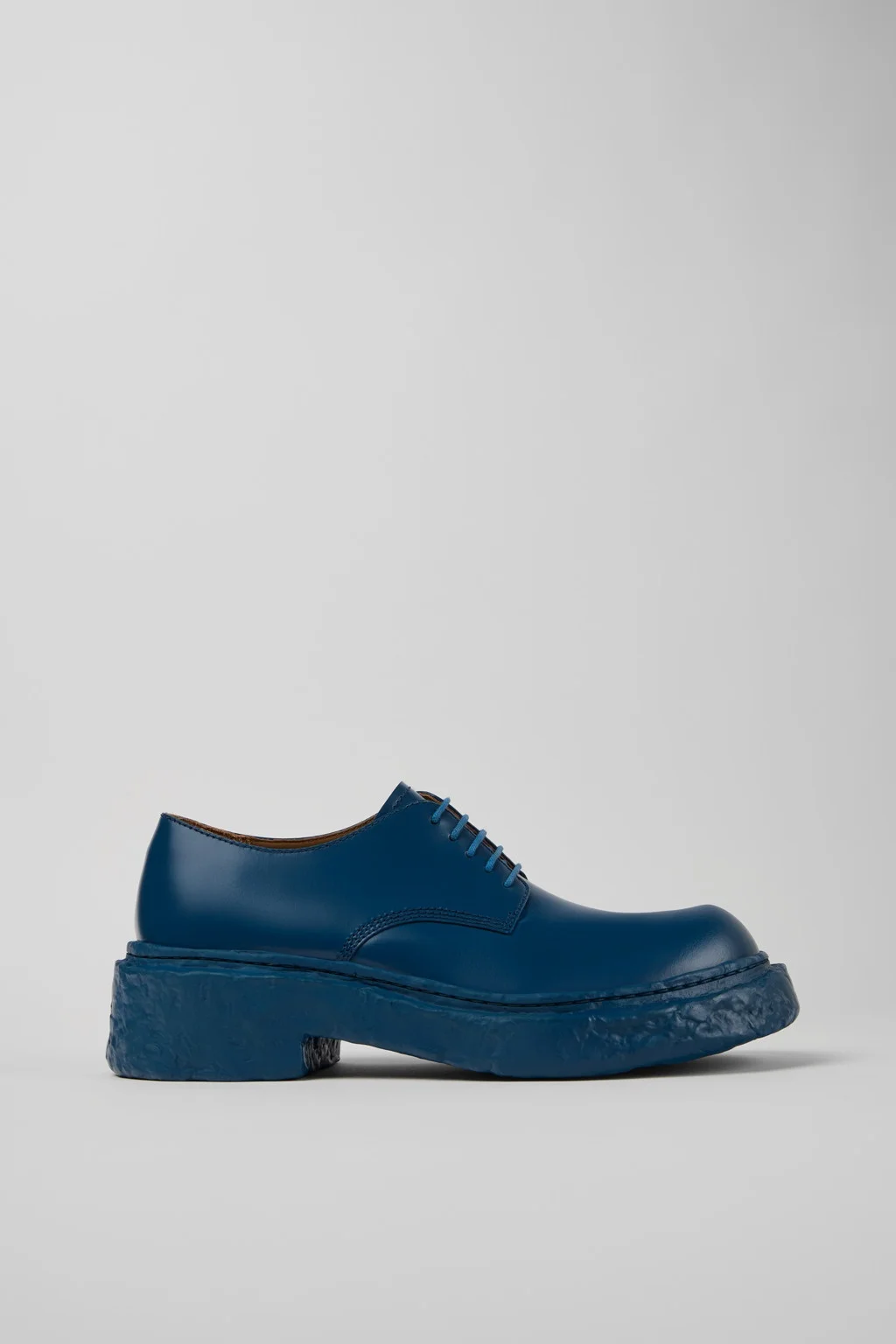 Blue Leather Bluchers - 1