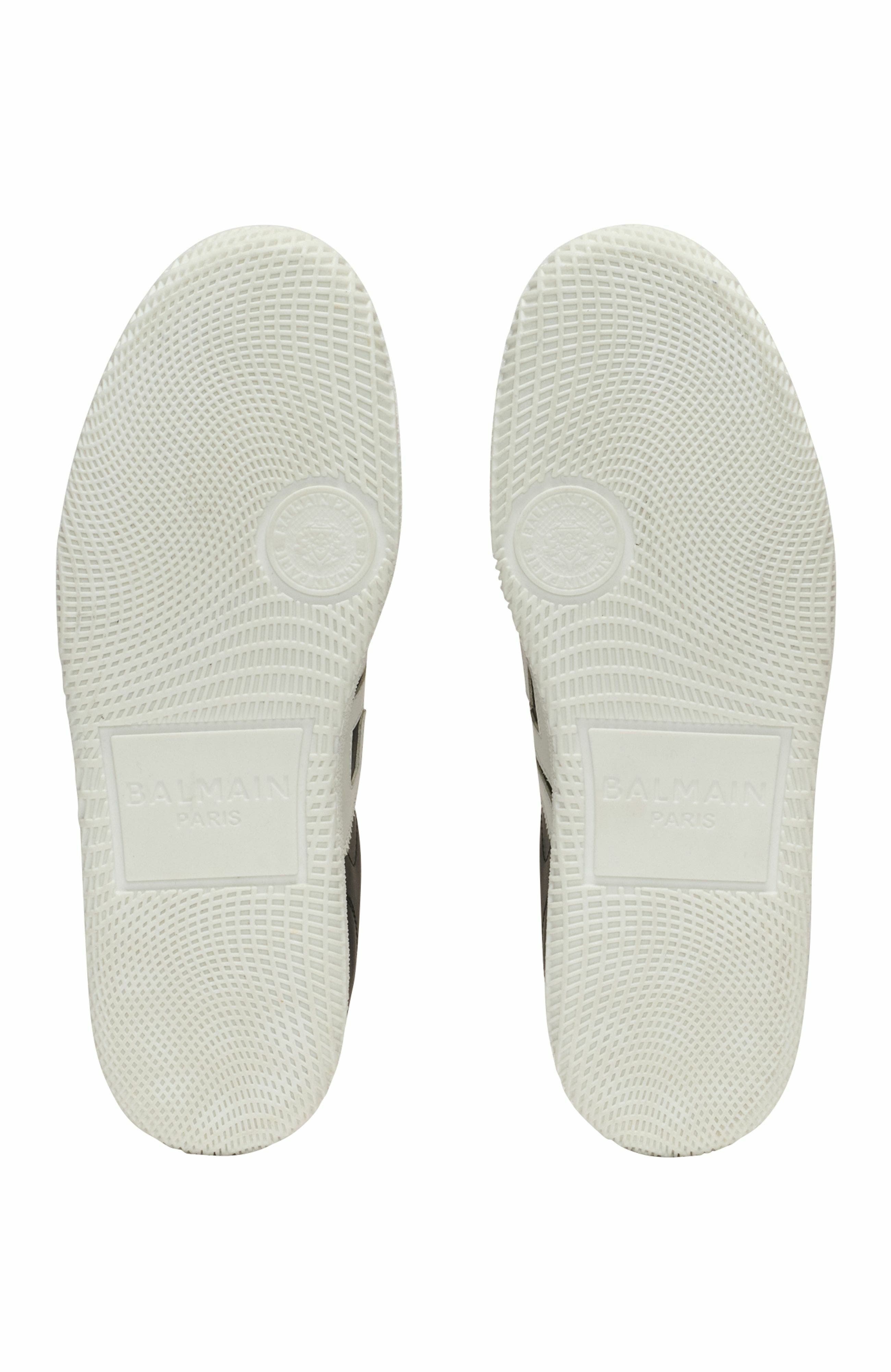 Calfskin Balmain Swan trainers in Black at Nordstrom - 6