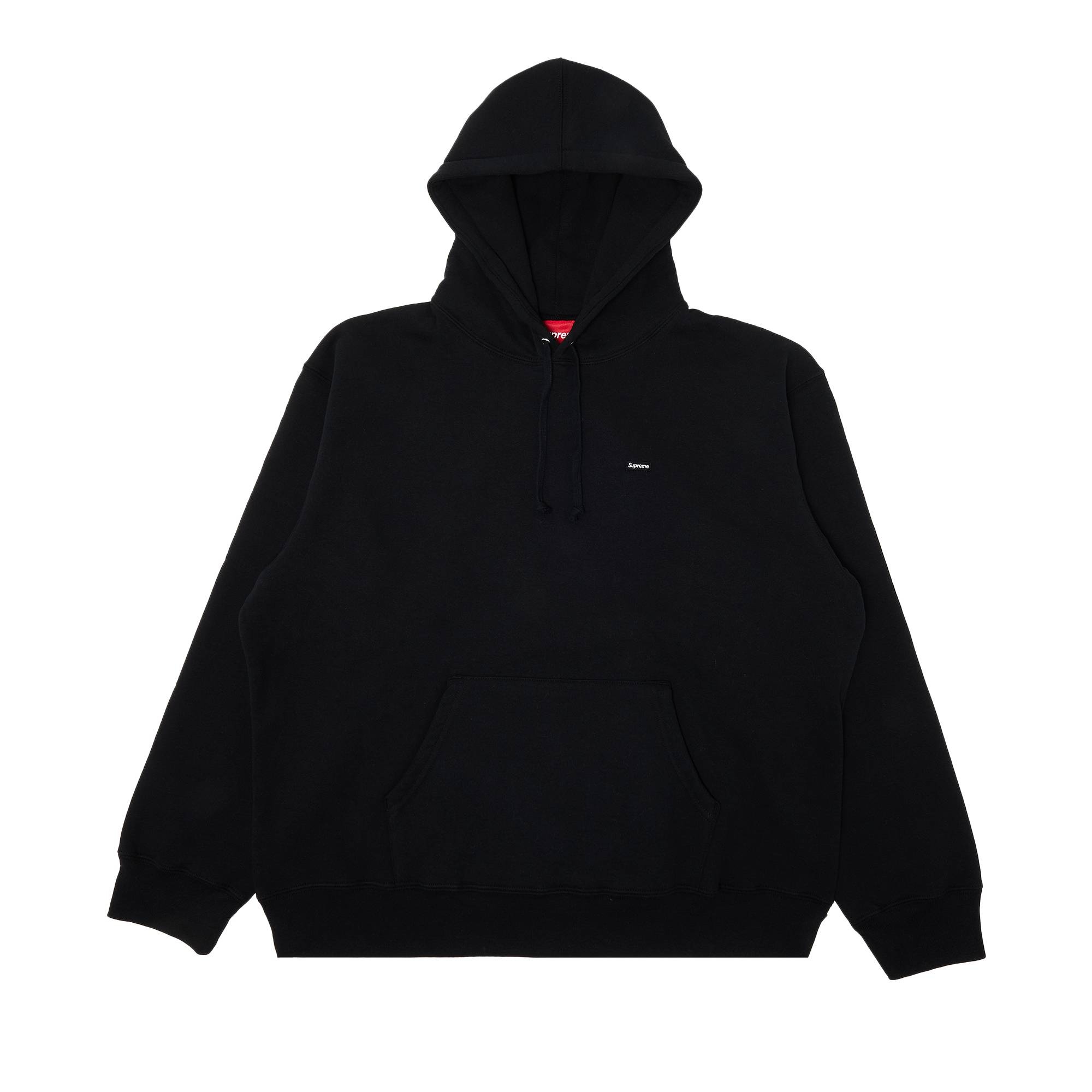 Supreme Small Box Hooded Sweatshirt 'Black' - 1