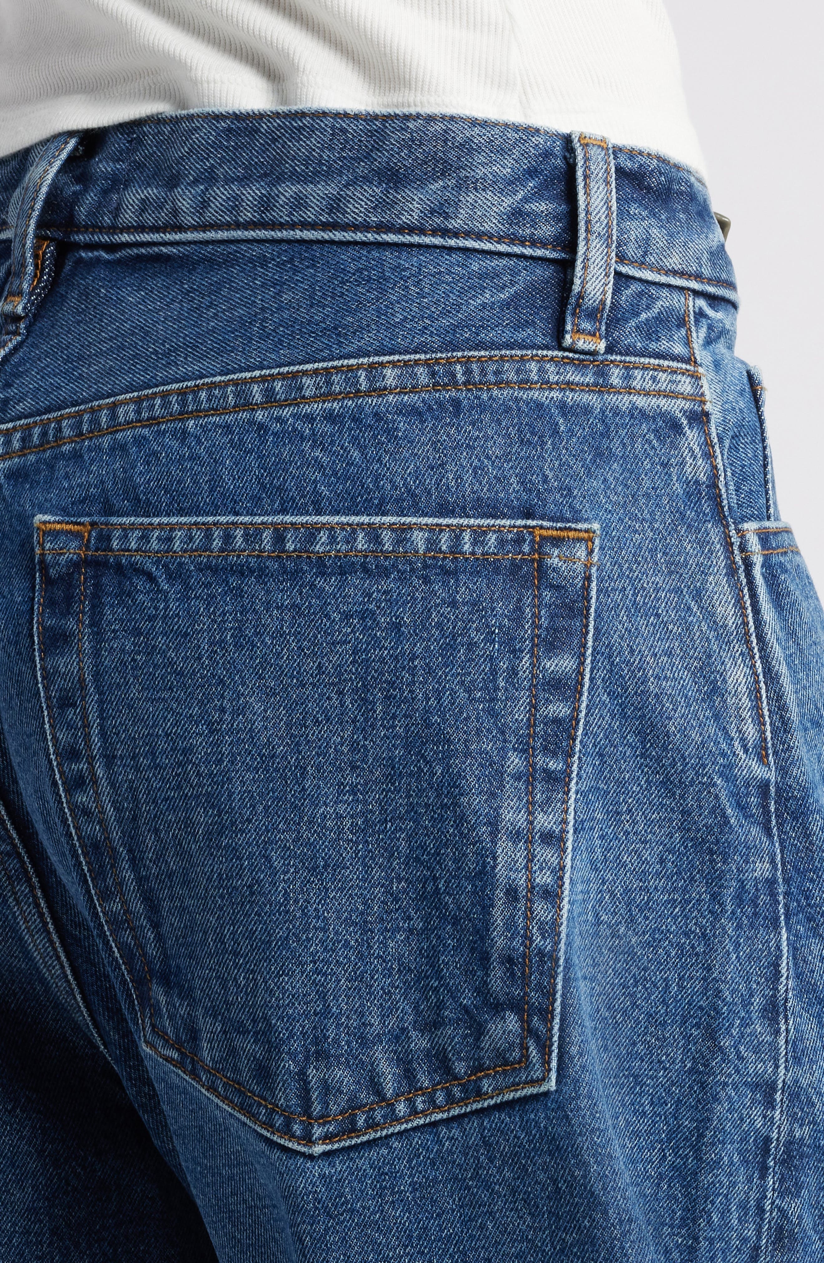 FRAME Bubble Nonstretch Baggy Jeans in Westbury at Nordstrom - 4
