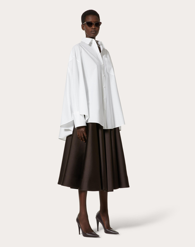 Valentino TECHNO DUCHESSE MIDI SKIRT outlook