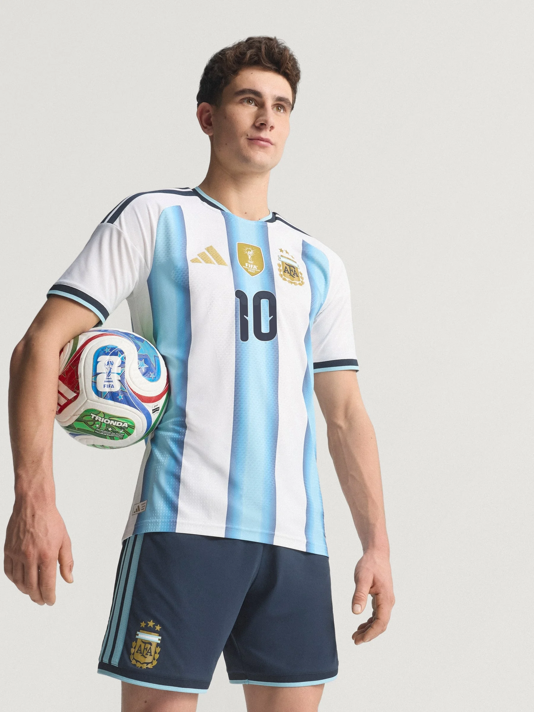 Argentina 26 Home Messi Authentic Jersey - 1
