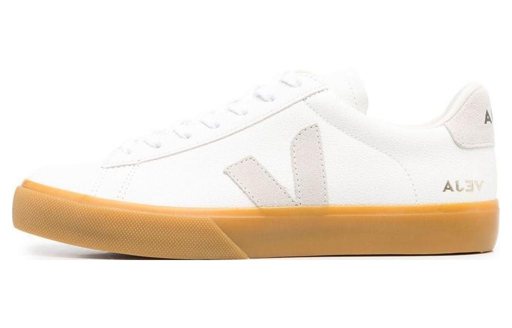 Veja Campo Chromefree Lace-Up Sneakers  'White Natural Brown' CP0503147B - 2