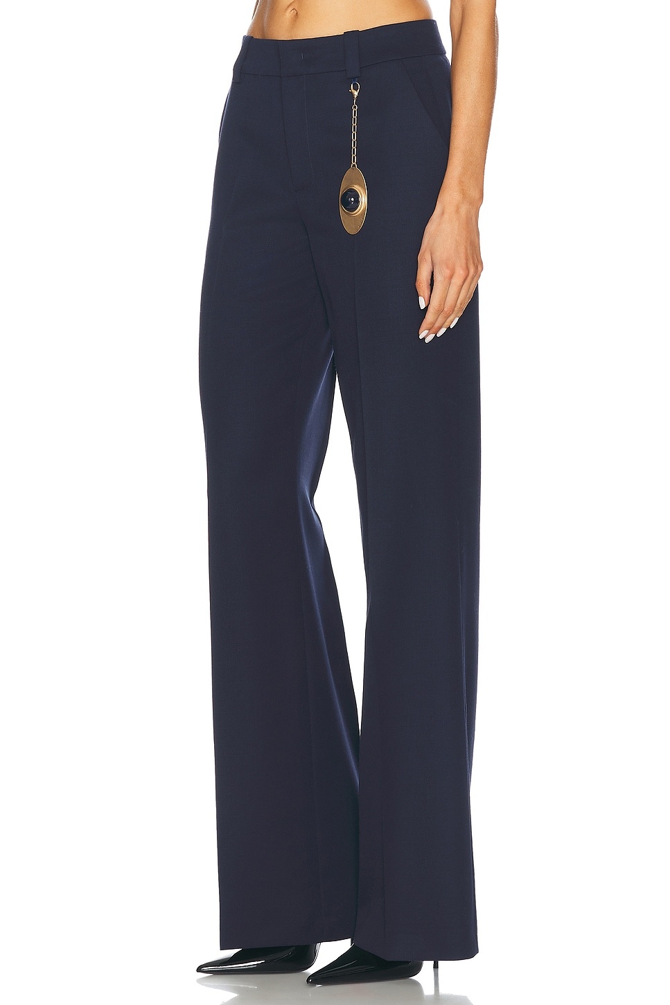Chain Plate Straight Leg Trouser - 3