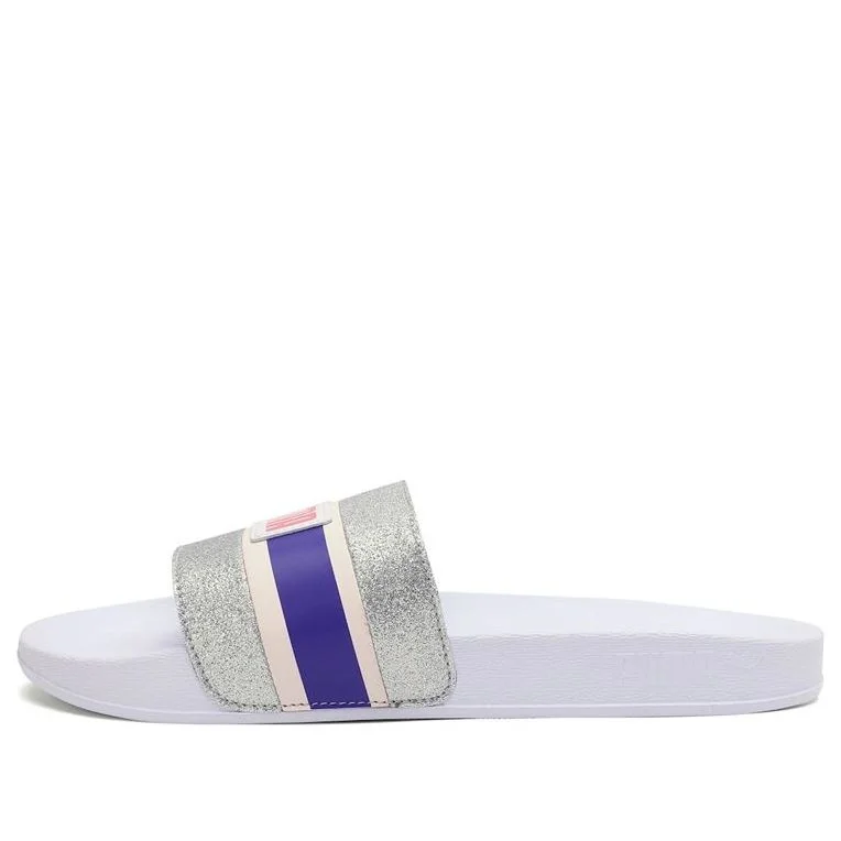 (WMNS) PUMA Leadcat FTR Slides '90s Pop - Glittered White' 372624-02 - 1
