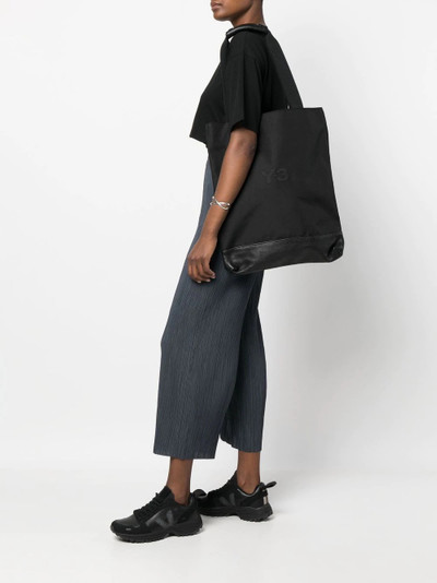 Y-3 logo shopper tote outlook