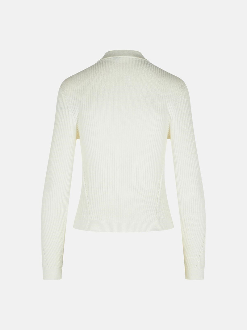 Balmain WHITE VISCOSE BLEND SWEATER outlook