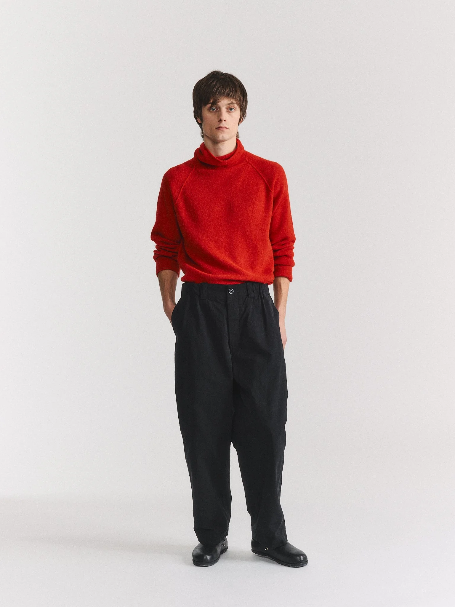 WARREN PANT - DOUBLE COT - BLACK - 1