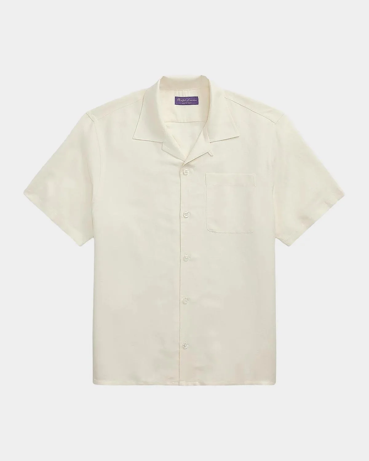 Silk-Linen Camp Shirt - 1