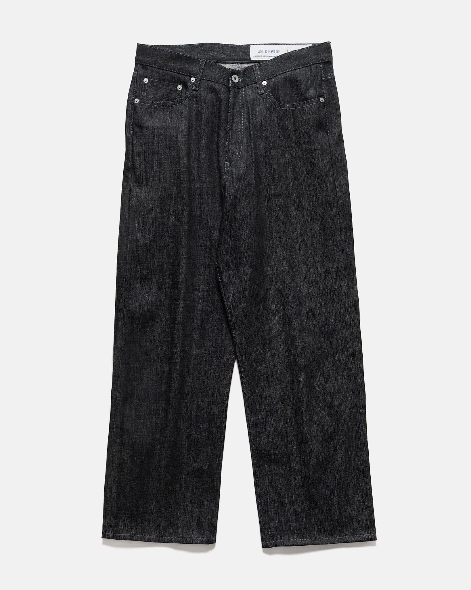 Rigid Denim DP Wide Pants Black - 1