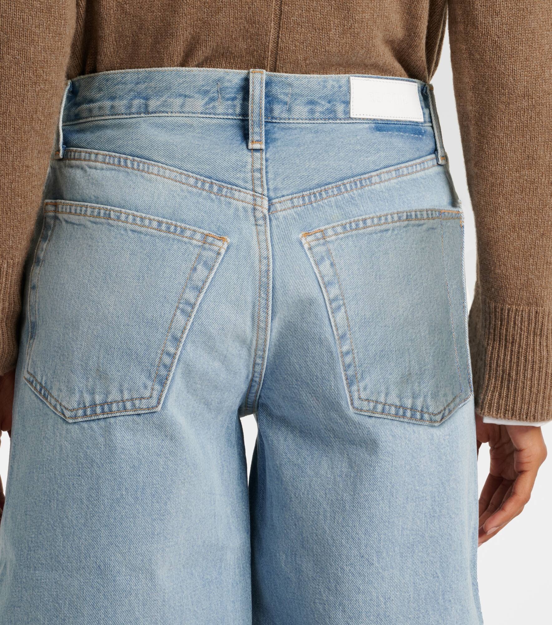 Skater denim Bermuda shorts - 5