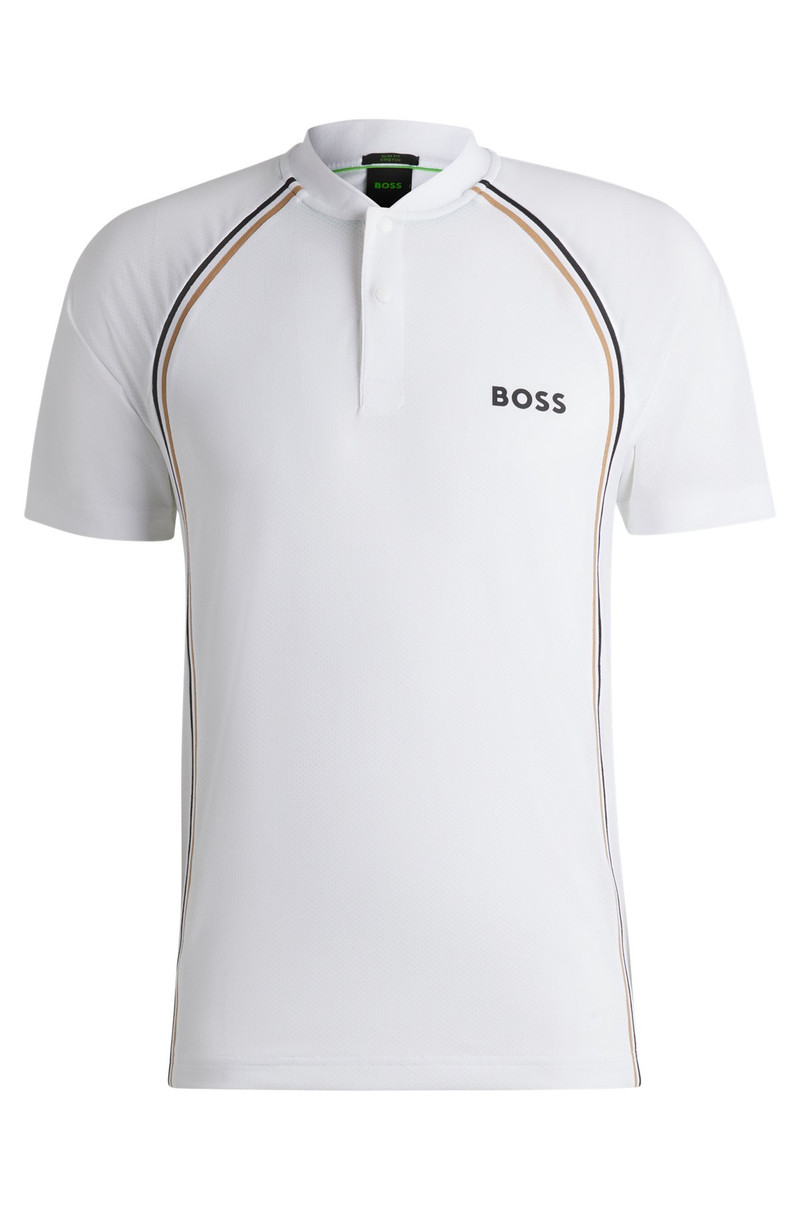 ACTIVE SLIM-FIT POLO SHIRT IN SUPER-STRETCH MESH 1