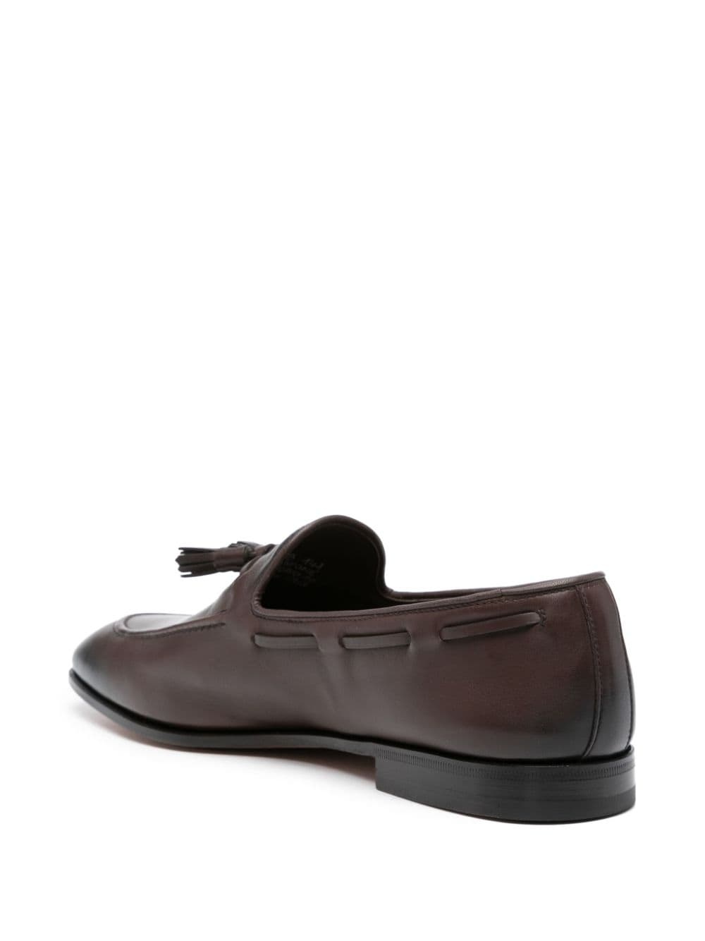 tassel-detail leather loafers - 3