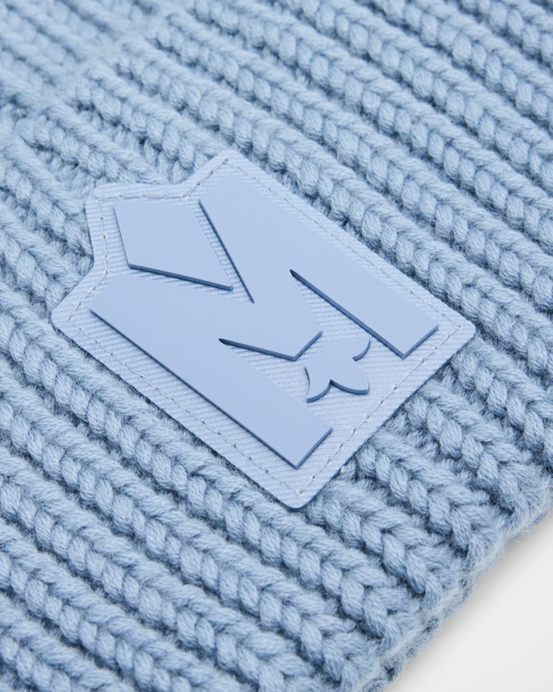 MACKAGE Men's M-Logo Patch Beanie Hat outlook