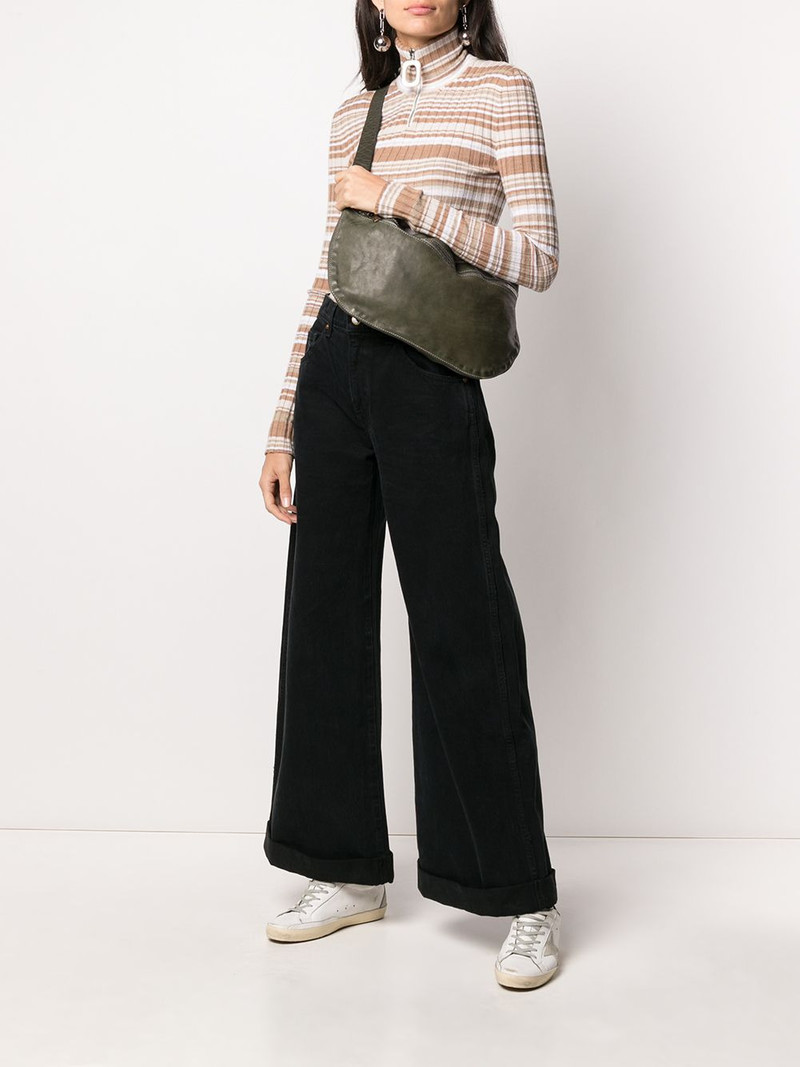 Guidi contrast stitching belt bag outlook