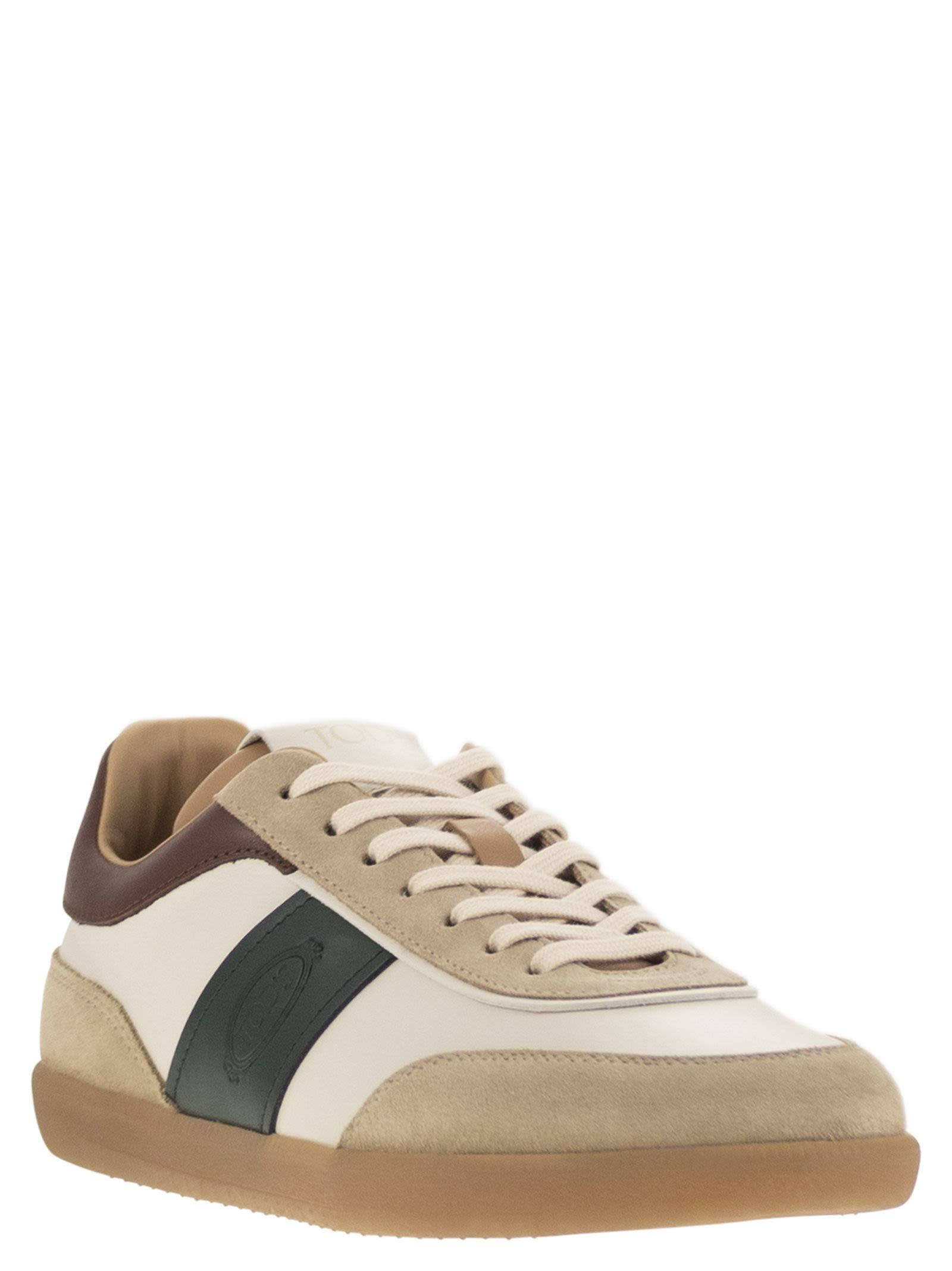 Tod's Men Suede Leather Tabs Sneakers - 2