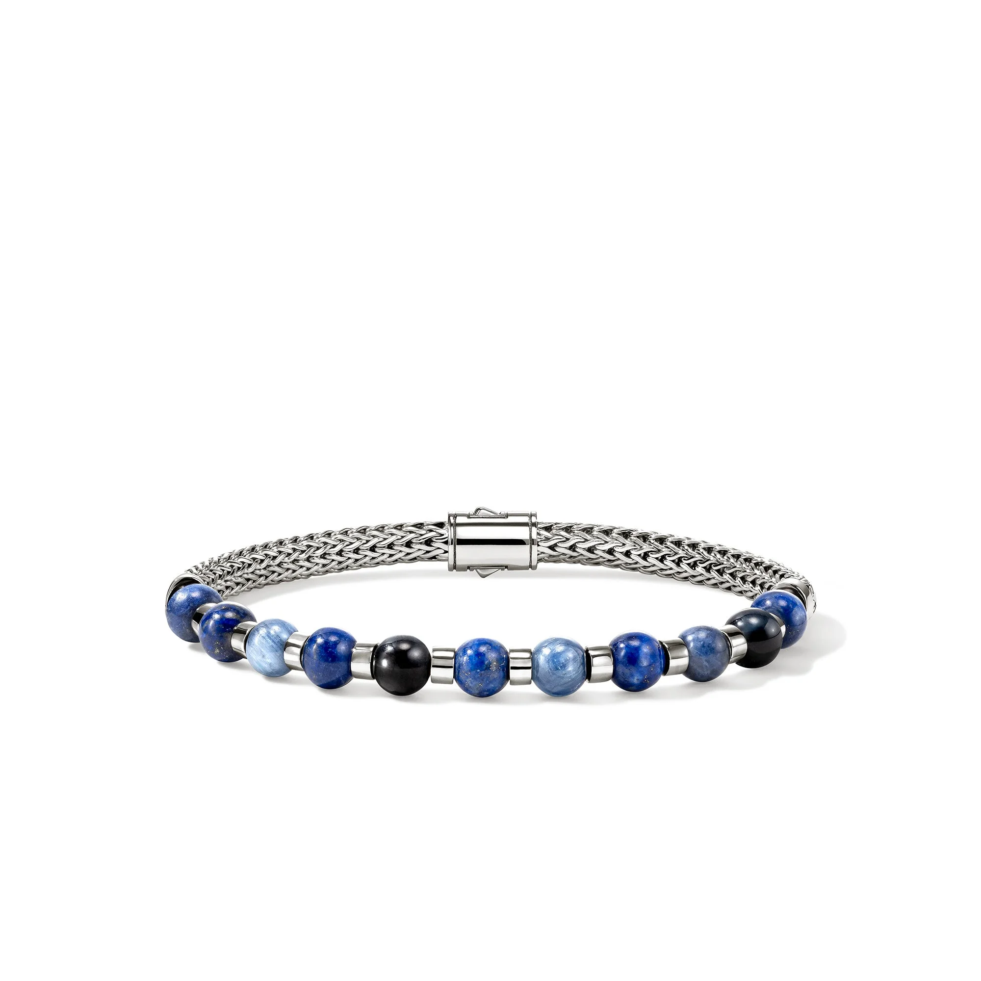 Beaded Bracelet, Sterling Silver, Hardstones - 1