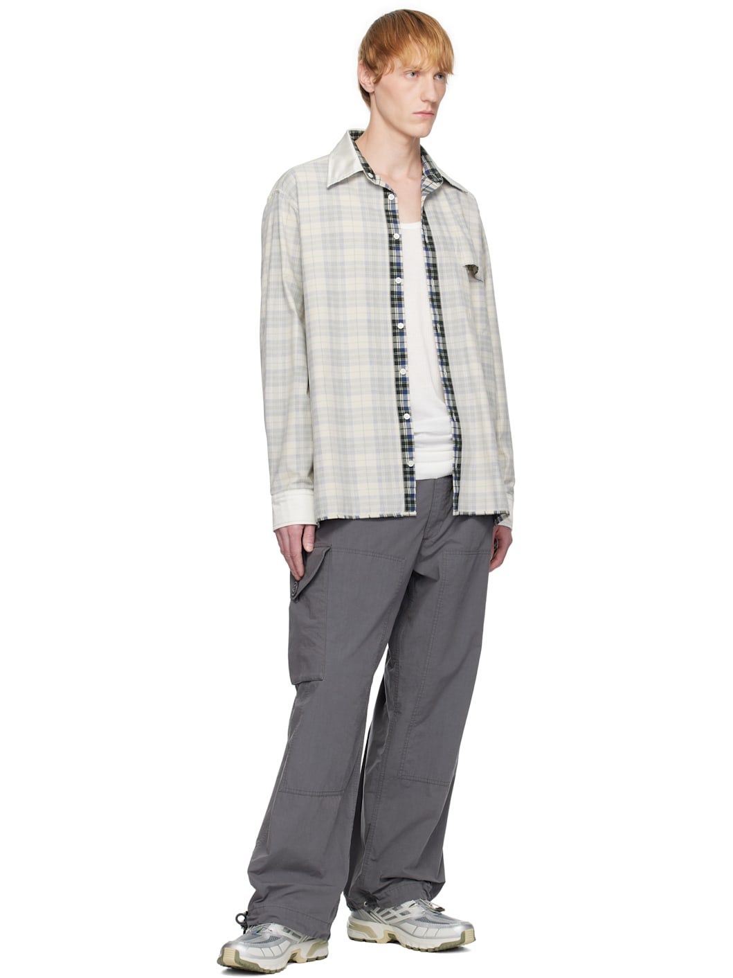 Off-White Checkered Shirt - 5