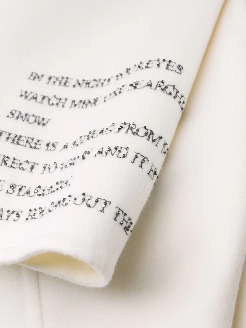 poem detail single breasted coat - 7