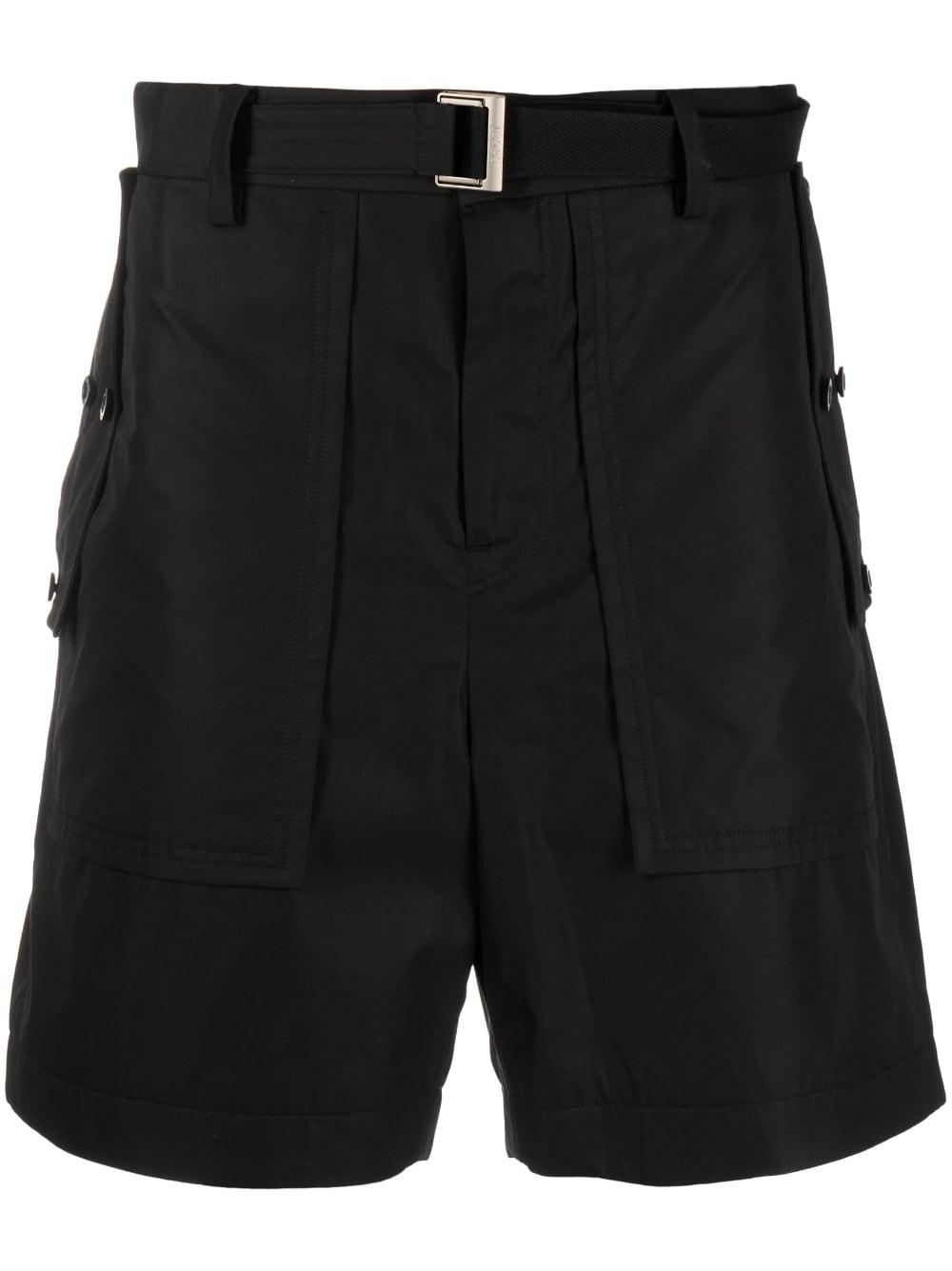 drop-crotch cotton shorts - 1