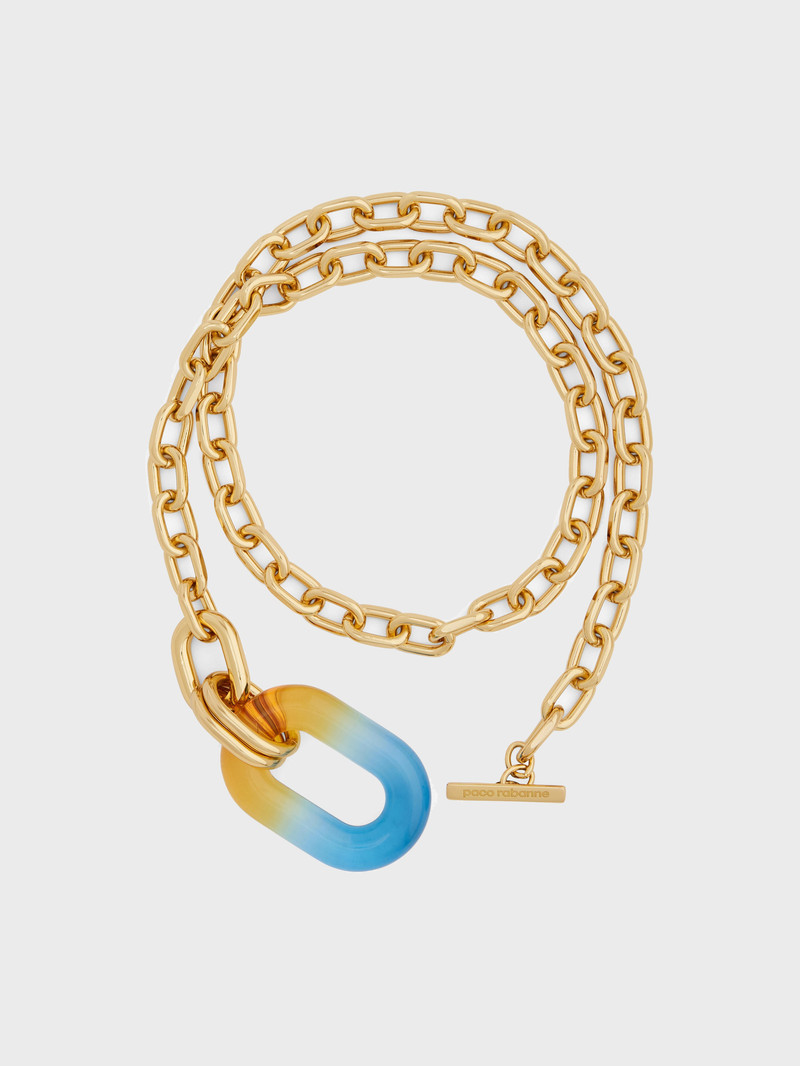 Paco Rabanne XL LINK EXTRA PENDANT NECKLACE IN RESIN outlook