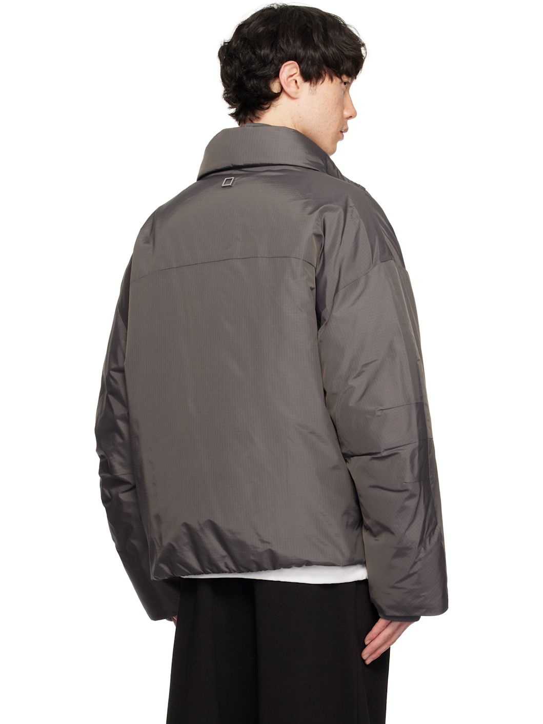 Gray Goose Down Jacket - 3