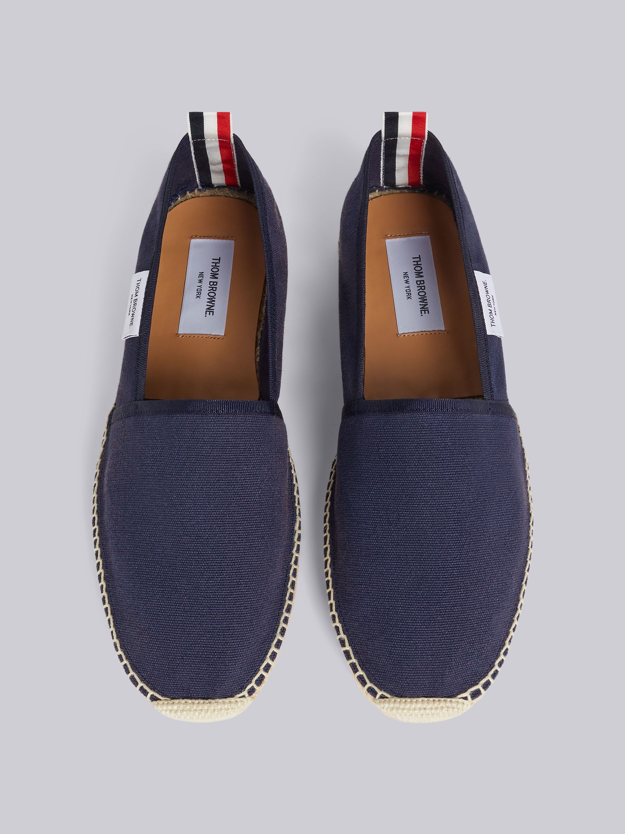 Navy Cotton Canvas Espadrille - 4