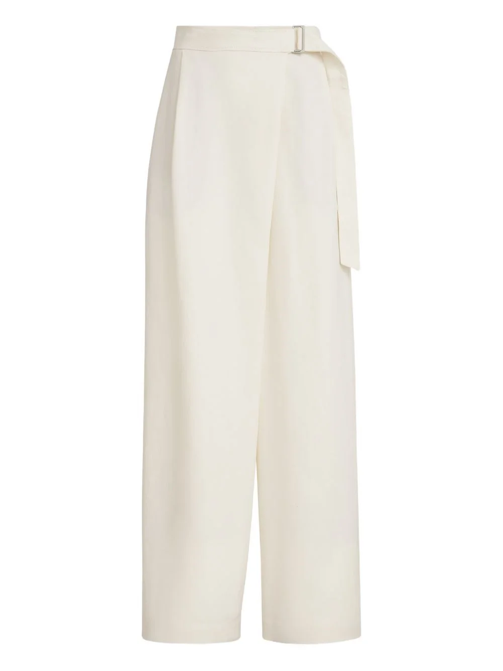Linen blend trousers - 1
